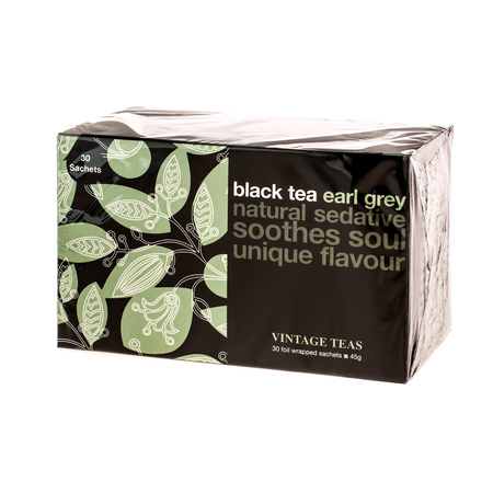 Vintage Teas - herbata czarna Black Tea Earl Grey 30 saszetek