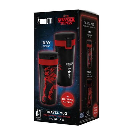 Bialetti - Kubek termiczny Stranger Things 380ml - świecący w ciemności - obrazek 5