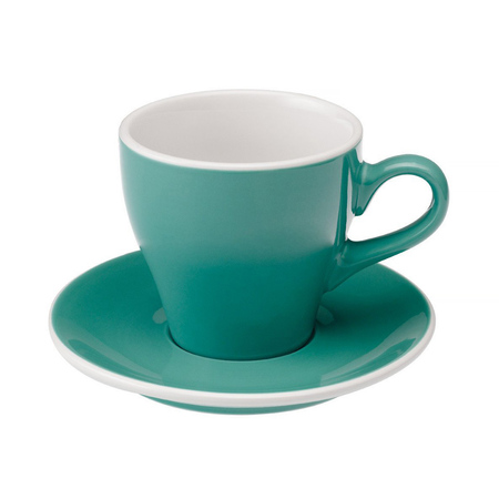 Loveramics Tulip - Filiżanka i spodek Cafe Latte 280 ml - Teal