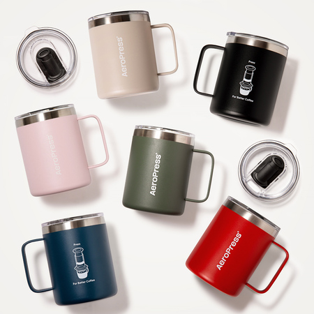 AeroPress - Travel Coffee Mug - Kubek termiczny zielony - obrazek 3