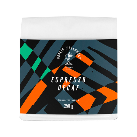 Bracia ZIółkowscy - kawa ziarnista bezkofeinowa Brazylia Natural Espresso 250 g