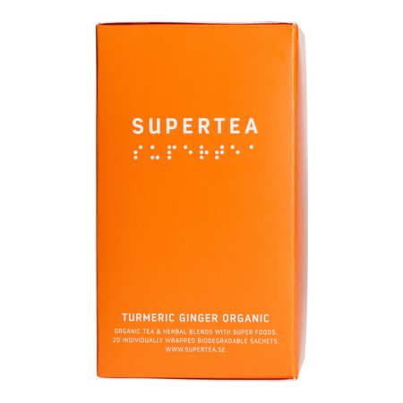 Teministeriet - herbata ziołowa Supertea Turmeric Ginger EKO 20 saszetek