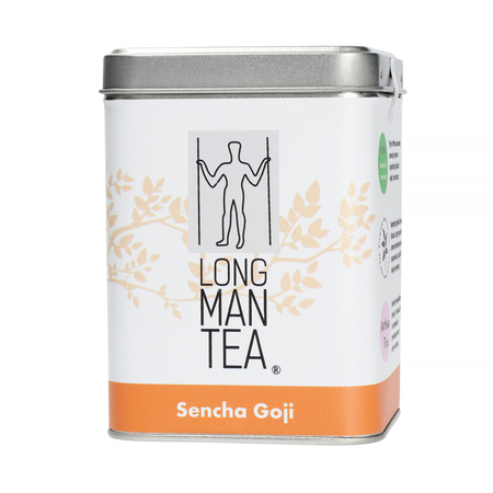 Long Man Tea - herbata zielona sypana Sencha Goji puszka 120 g