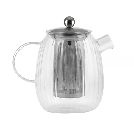 Vialli Design - Tulip dzbanek ze stalowym zaparzaczem srebrny mat 1l