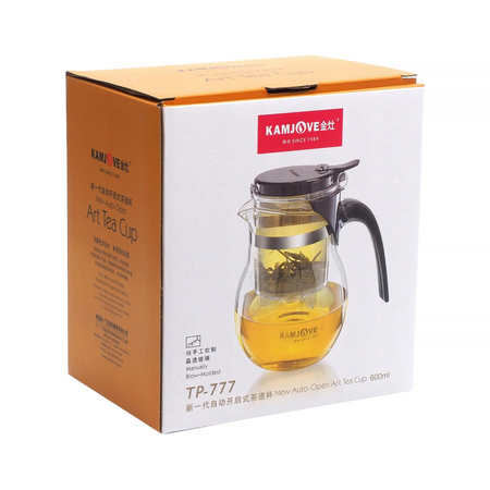 Kamjove - Zaparzacz do herbaty z sitkiem 600 ml - obrazek 2