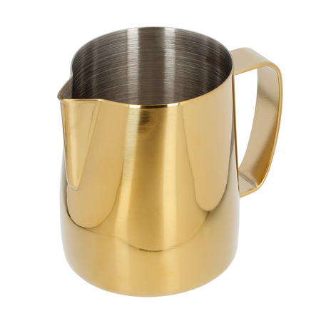 Barista Space - Dzbanek do mleka złoty 350 ml - obrazek 4