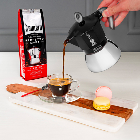 Bialetti New Moka Induction 6tz Czarna - obrazek 2